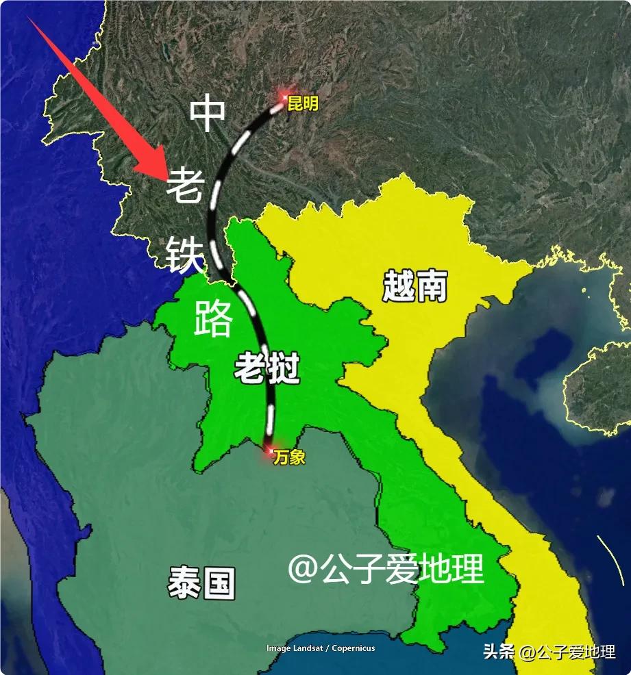 中老铁路开通对中国，最大的收益是什么，从此老挝就成了我们的紧密合作伙伴...
