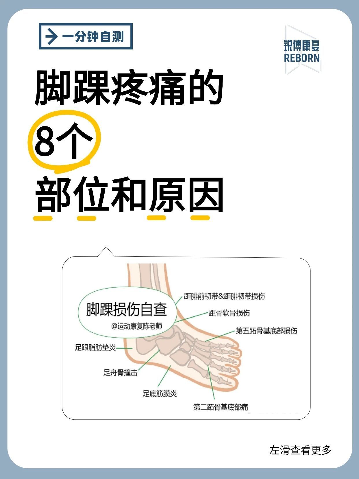 脚踝康复 脚踝总是疼，但找不到具体的地方，也不知道为啥疼？其实脚踝的结构非常复杂