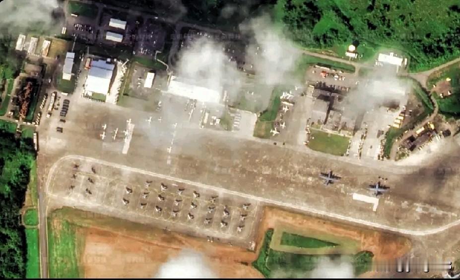 卫星图像显示，一支美国F-35战斗机编队驻扎在波多黎各的何塞·阿蓬特·德拉托雷机