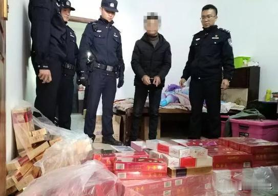 湖北，男子在家囤18000多条香烟，价值高达128万元，邻居眼红，就以存在安全隐