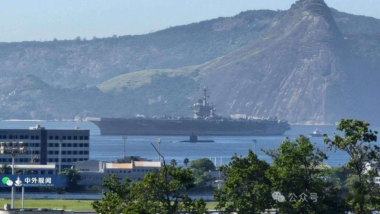 5月12日，据社交媒体报道，当地时间5月8日，美国海军“尼米兹级”航母抵达巴西里