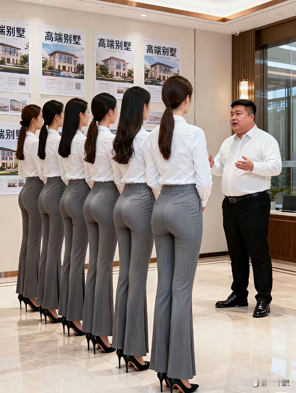 如果不是AI生存的图片，我相信，再昂贵的别墅也是不愁卖的。因为这支队伍太强大了，