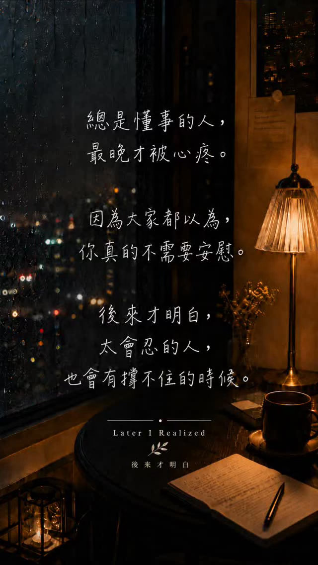 该来的都会来，该走的全会走，别抗拒，别挽留，别贪恋。学着看淡一些事情亲爱的，愿你