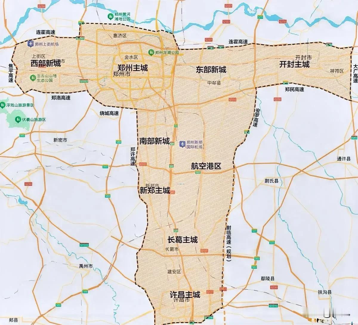 郑州都市圈核心地区确定，同时这里也将是河南高质量发展的先行区！
河南未来发展的好