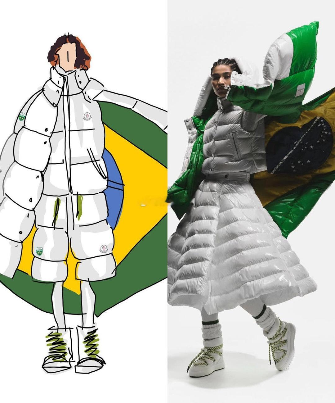 2026奥运队服，巴西本土设计大师OskarMetsavaht 联手Moncle