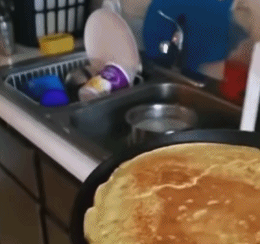 略过吃饼，可以直接洗碗了 