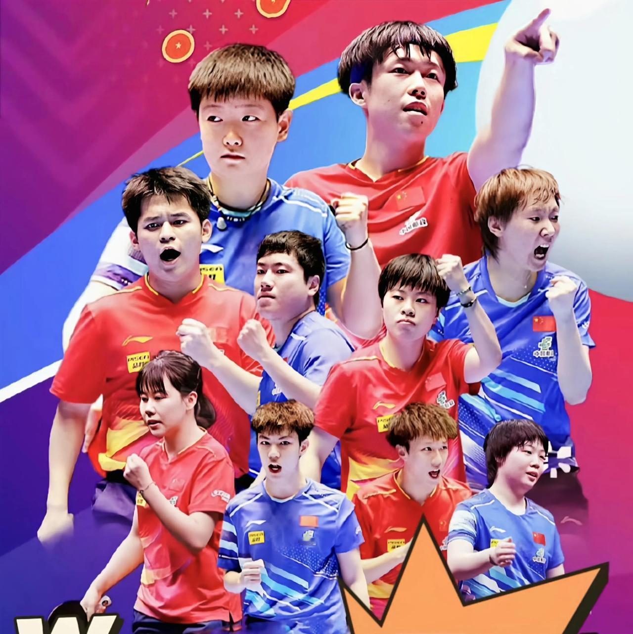 12月12日WTT香港总决赛女单赛场，国乒太猛了，孙颖莎、蒯曼、王曼昱、陈熠包揽