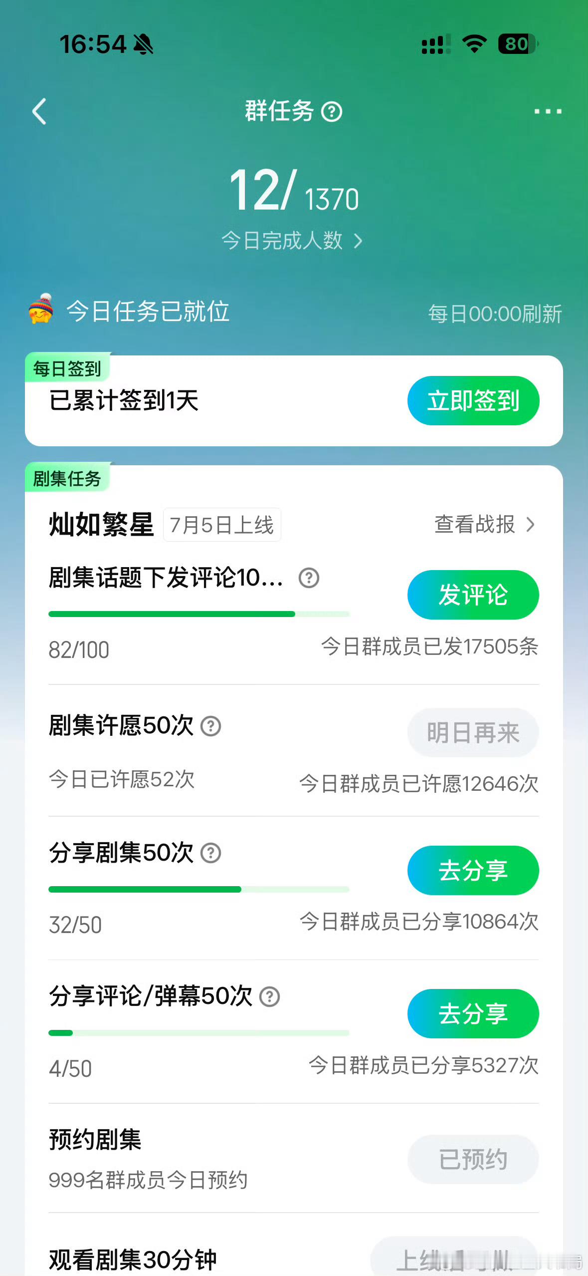 虞书欣林晚星 灿如繁星剧播期间每日必做：1⃣️每日一百指：灿如繁星百指 👉网页
