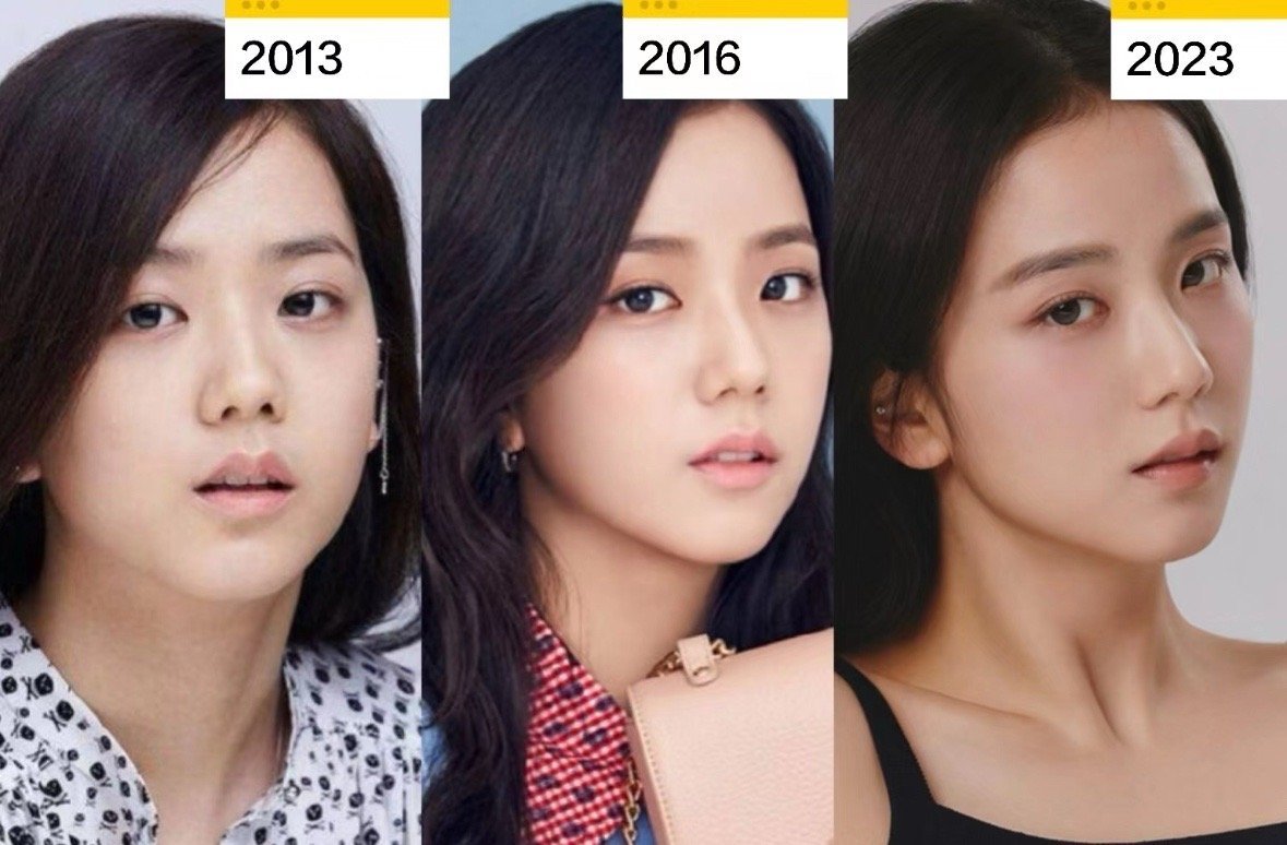 金智秀Jisoo这脸感觉十年都没变过啊……   这才是真正意义上的的“只是妆容变