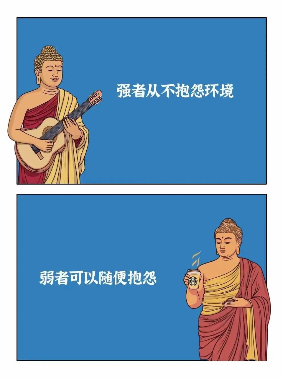 一句话分享今日感悟强者从不抱怨环境，弱者可以随便抱怨[呲牙]