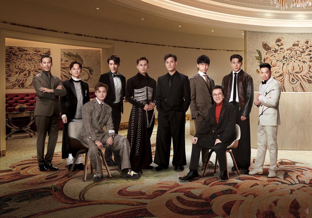 萬千星輝頒獎典禮2025 十強場刊照片——「最佳男配角」：羅子溢、姜大衞、徐榮、