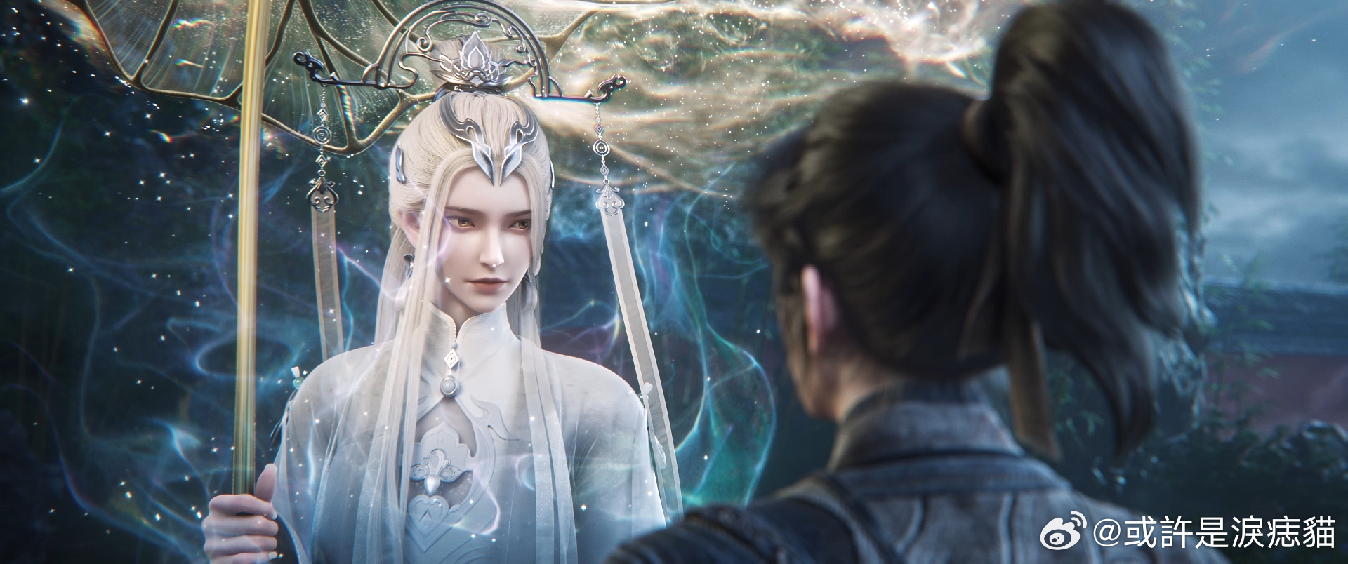 剑来 陈平安手握神剑，画里画外都能开挂，劈出的不仅是山，更是观众的热血，文圣厚脸