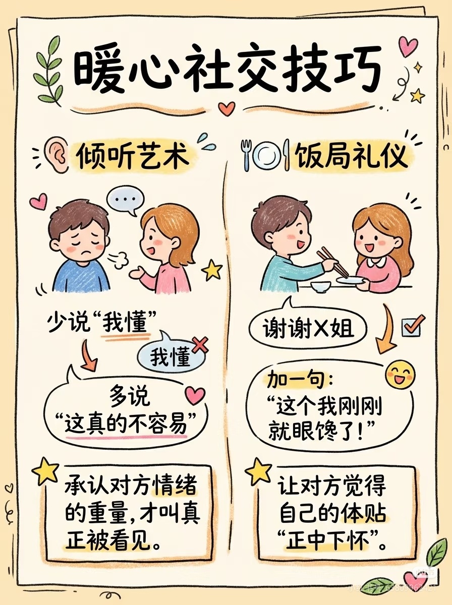 对一个人好感倍增的小细节 递剪刀时会把刀柄朝向你，说话时会微微弯腰听你讲，连关门