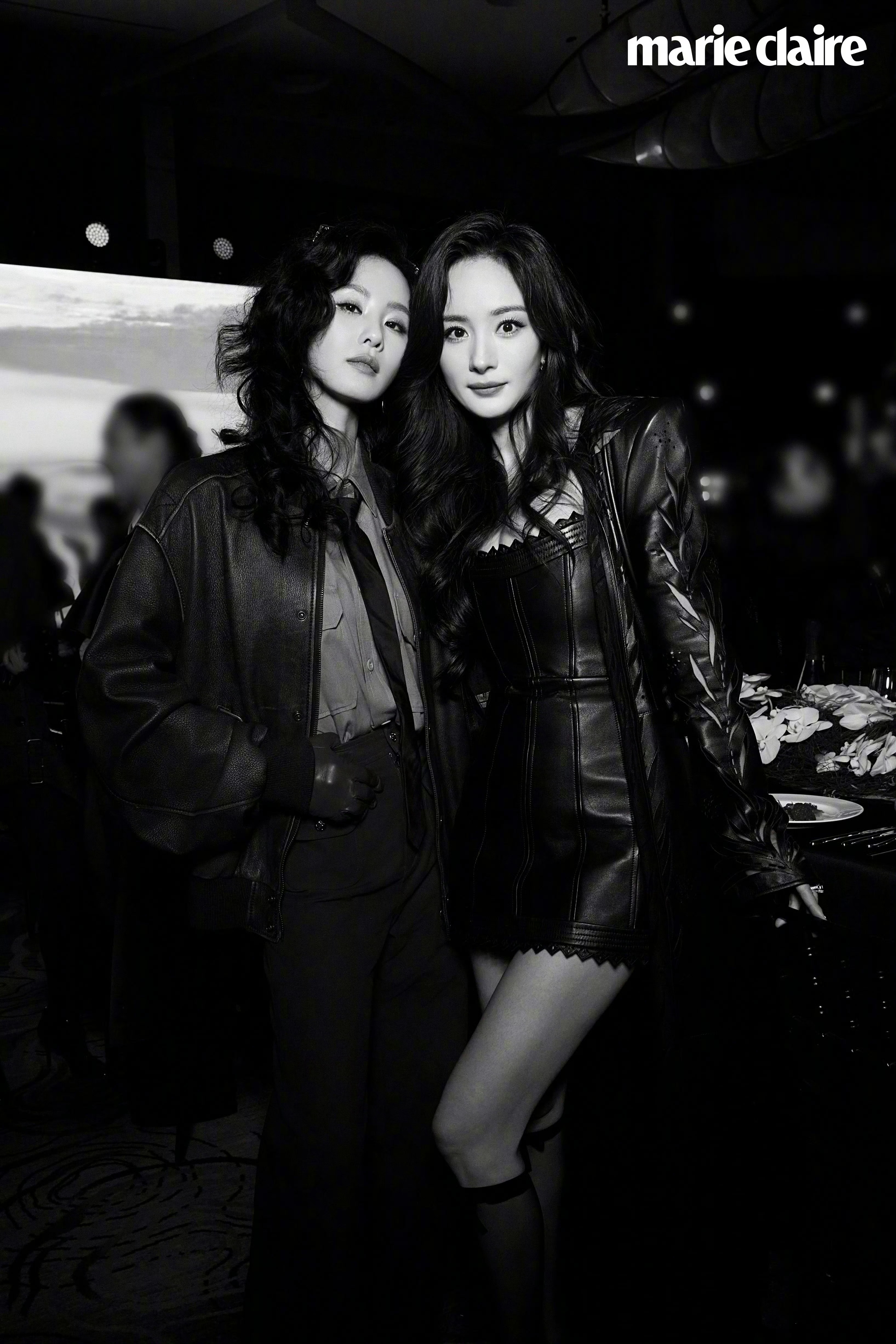 杨幂刘诗诗嘉人内场合影 