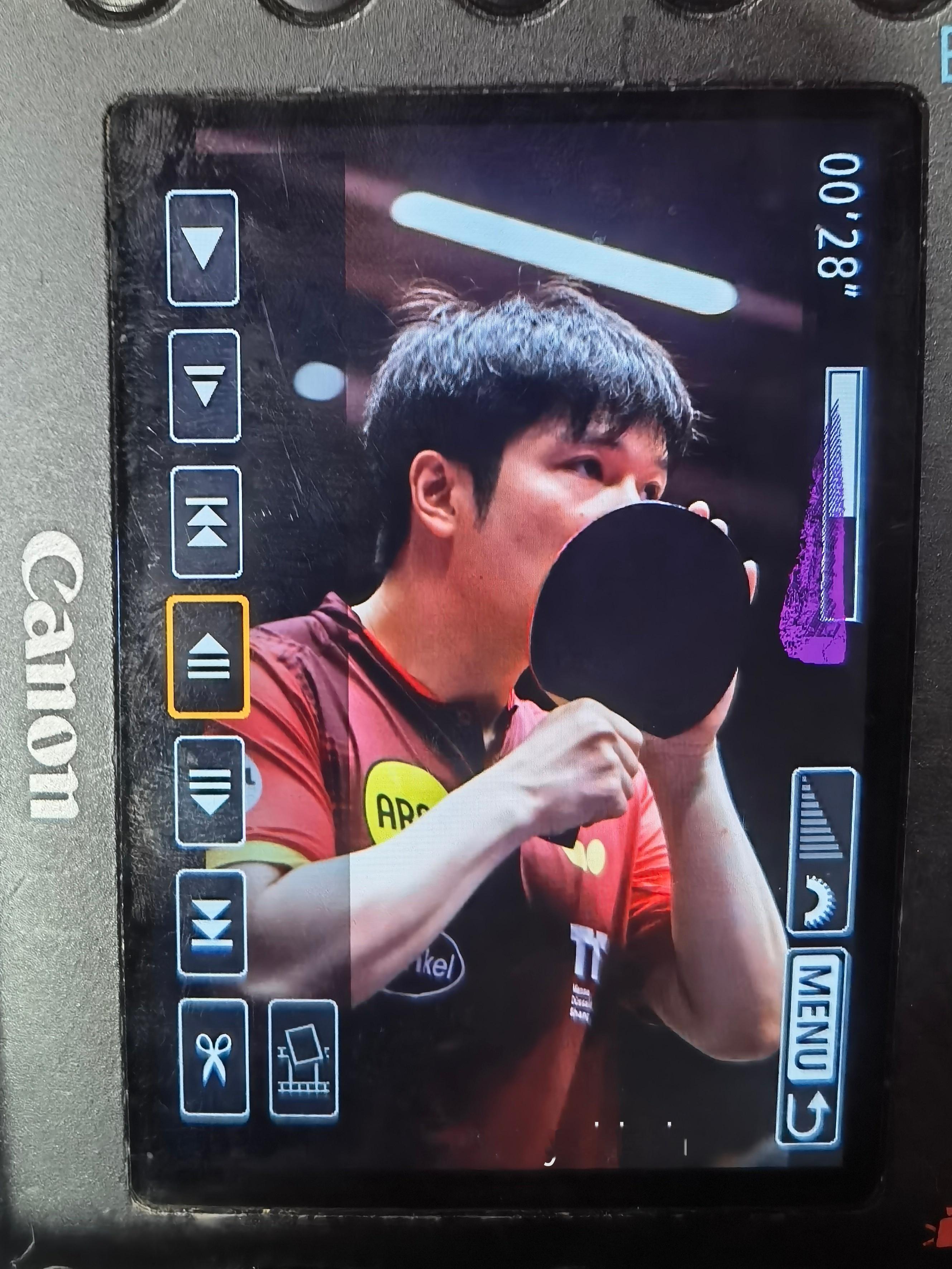 樊振东德甲乒乓球联赛 中场休息的长裤训练🐼 ​​​