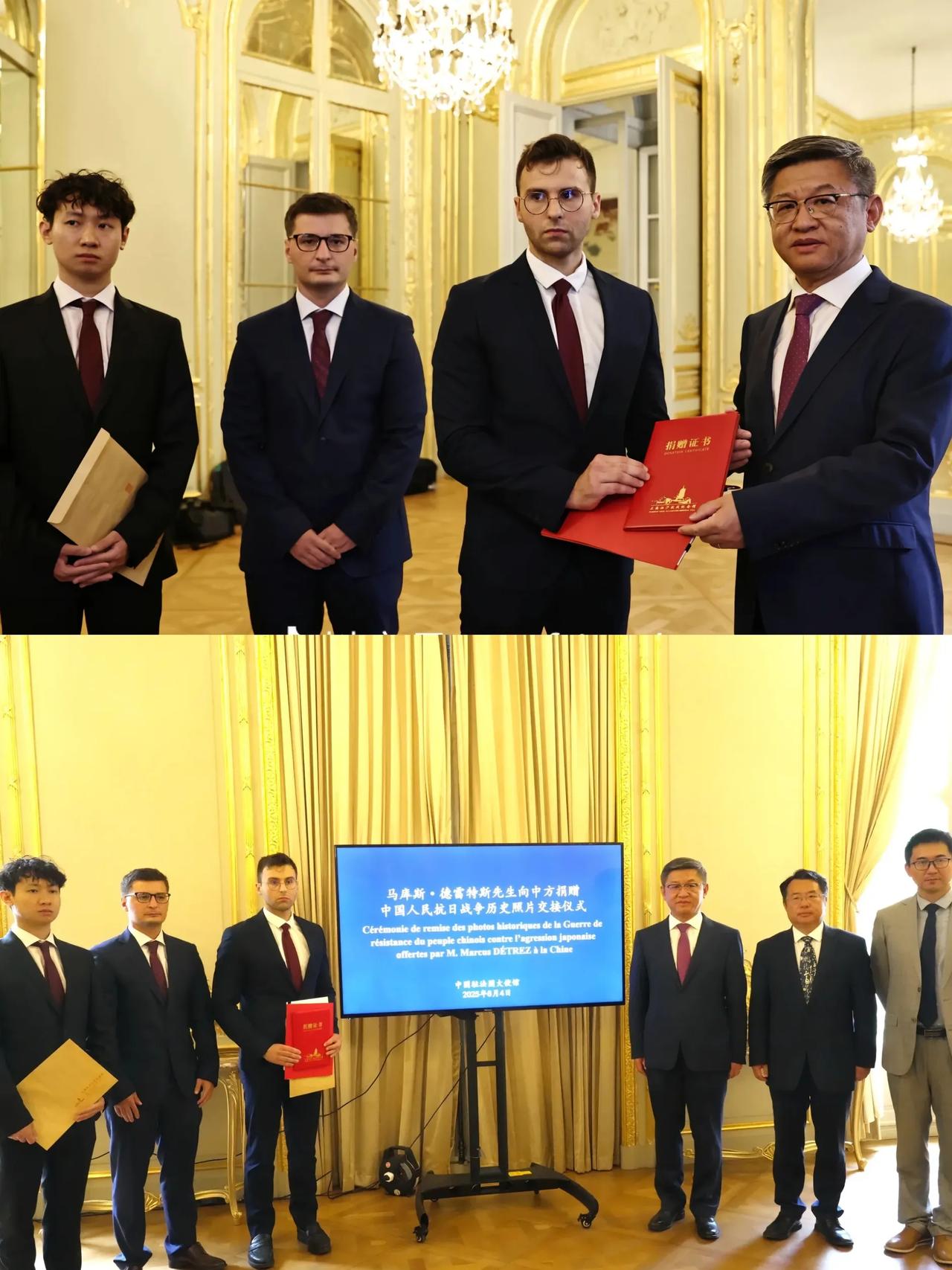 同样是捐赠日军侵华历史的相册

为什么埃文这么顺利，而马库斯却这么坎坷呢？原因很