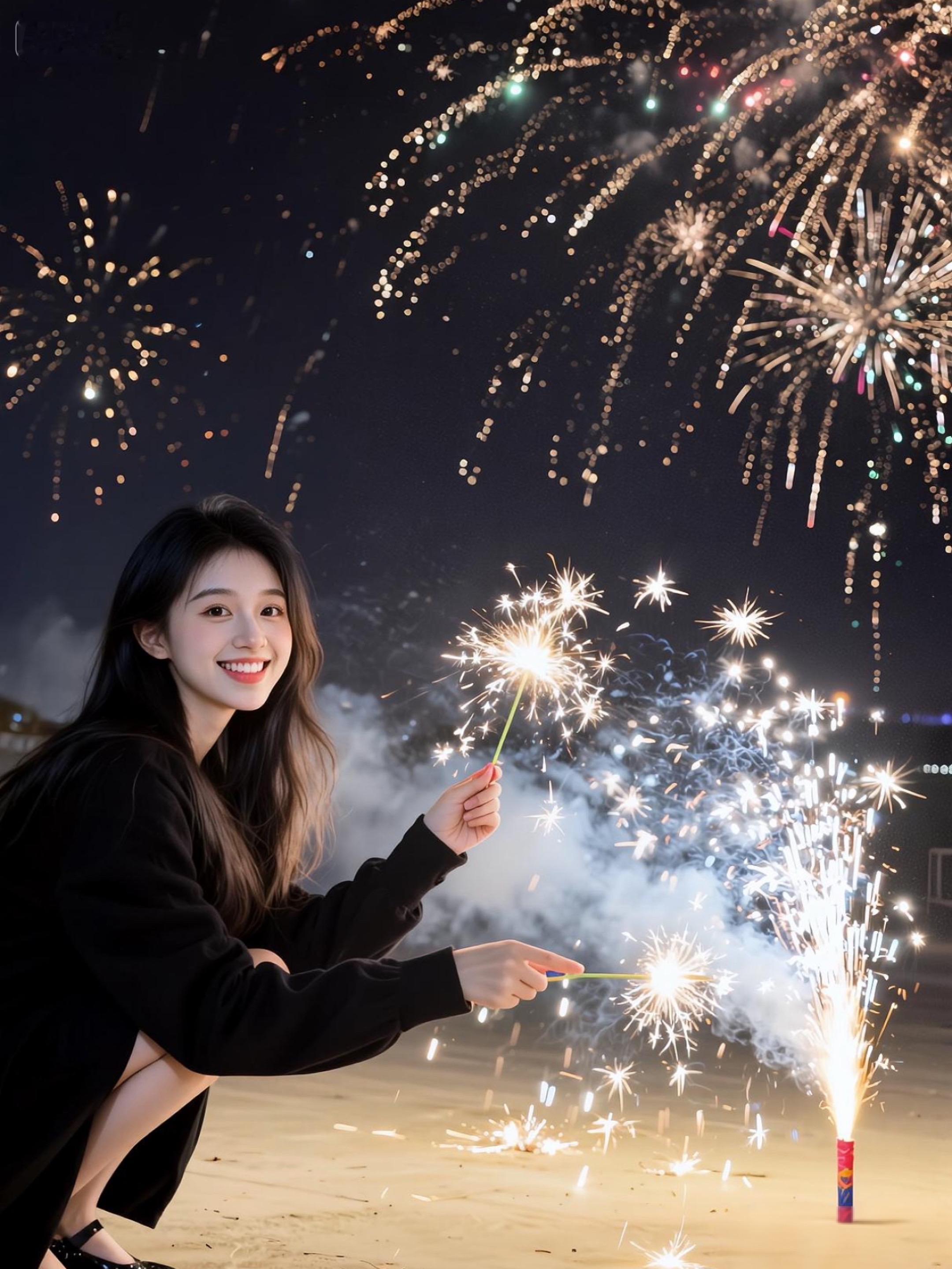 接下来 就该把新年快乐挂嘴边啦🎆。 🎆