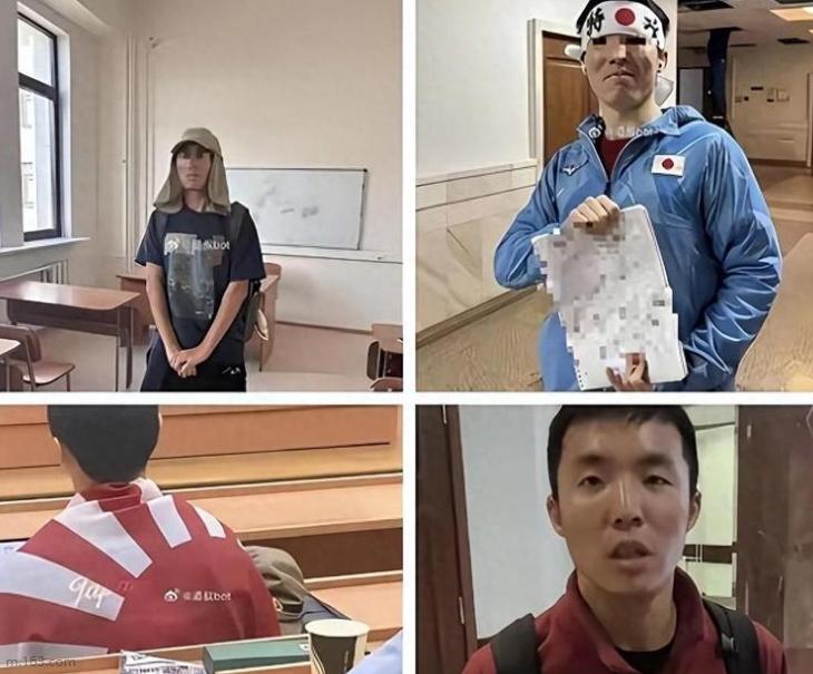 被遣返回国的陈宇昕，看不出半点的悔意！仔细观察他戴的帽子，他的那种手势，他的那种