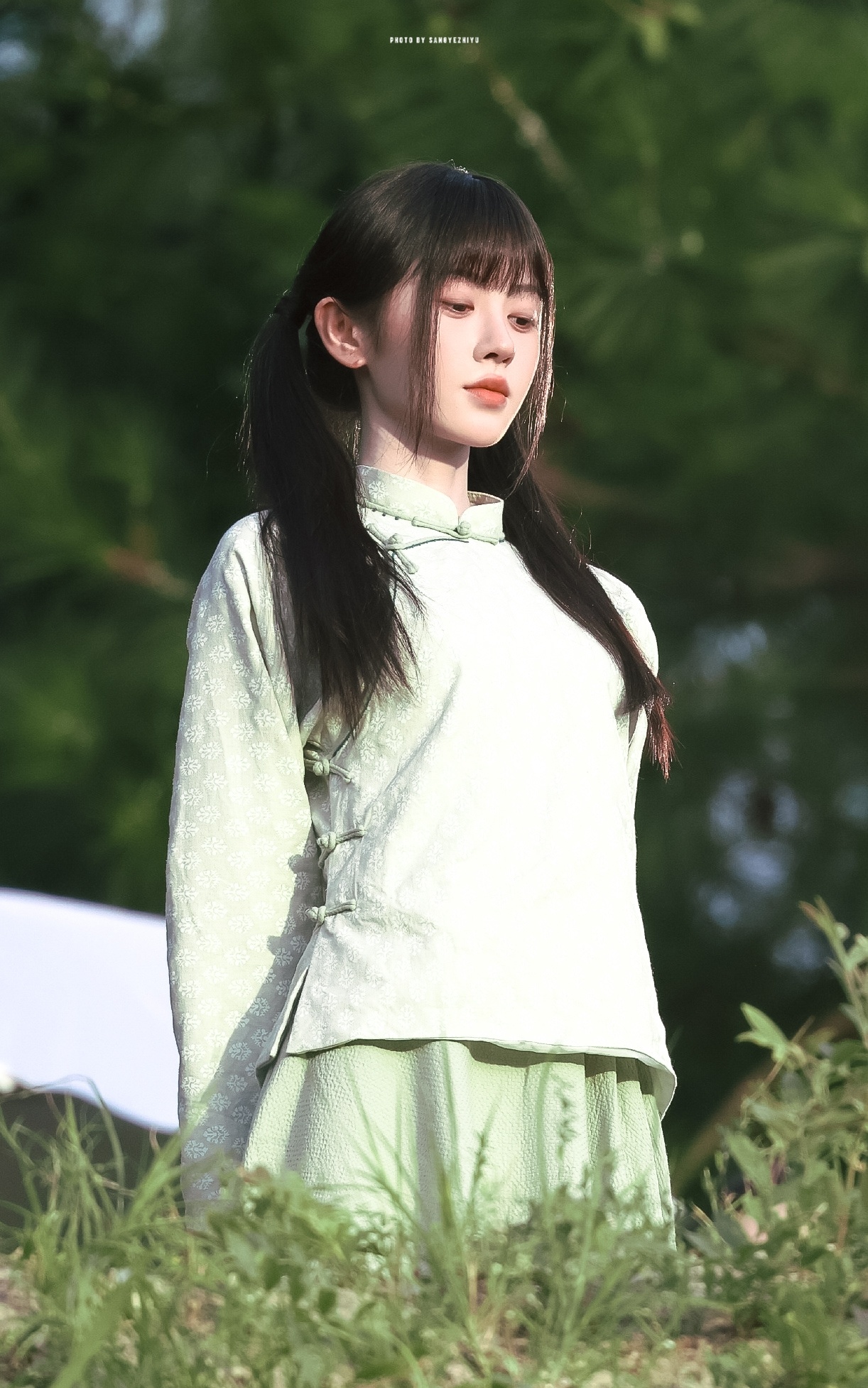 *寂静山村🍃齐刘海双马尾萌妹 苏绿夏鞠婧祎苏绿夏