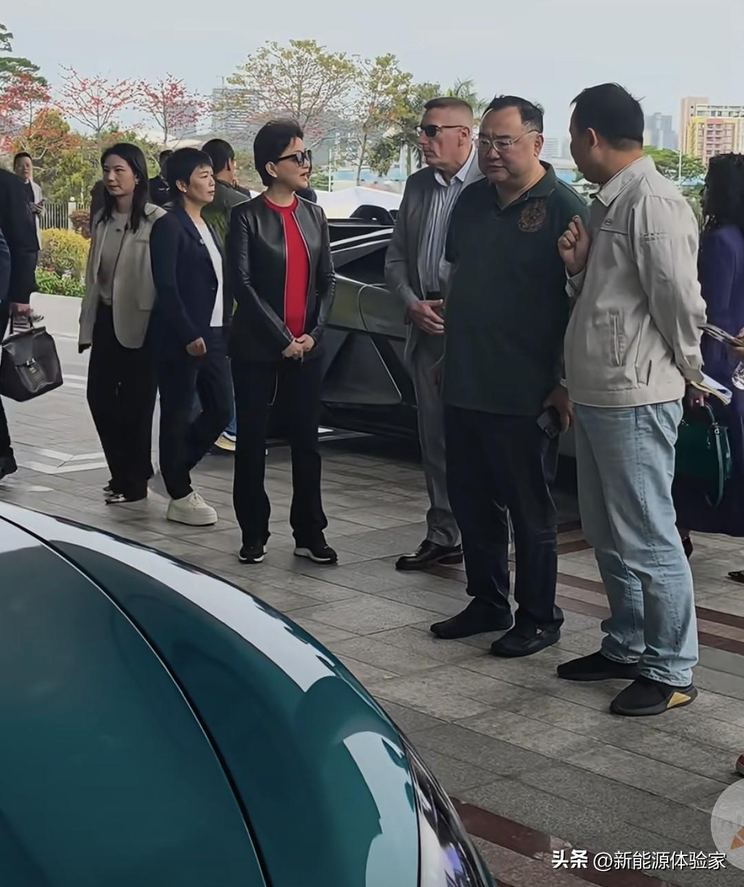 杨澜夫妇点名要看的车
 
杨澜夫妇看完仰望U9，吴征直接点名：去看那辆绿色的车