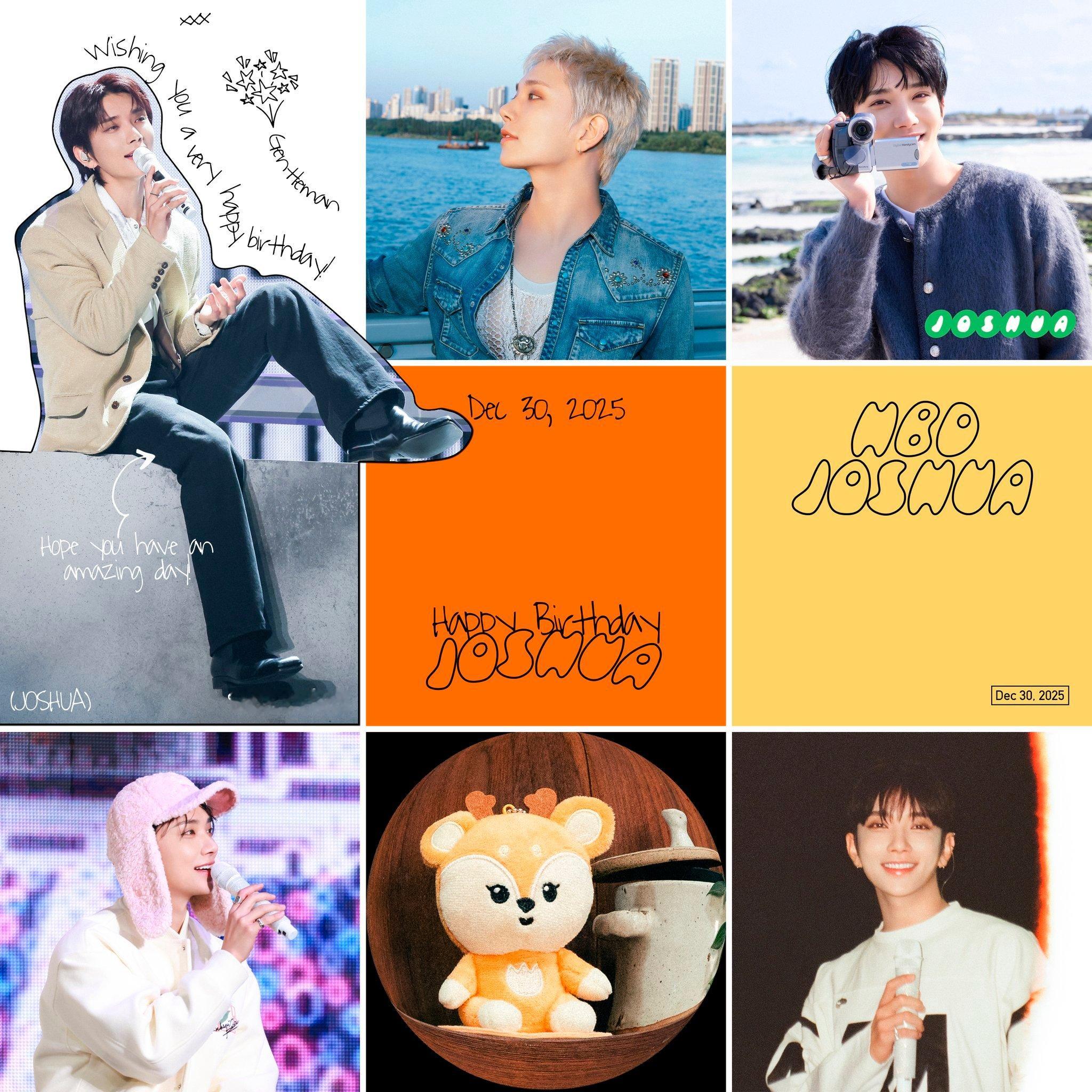 SEVENTEEN官推更新：20251230 Happy JOSHUA’s Da