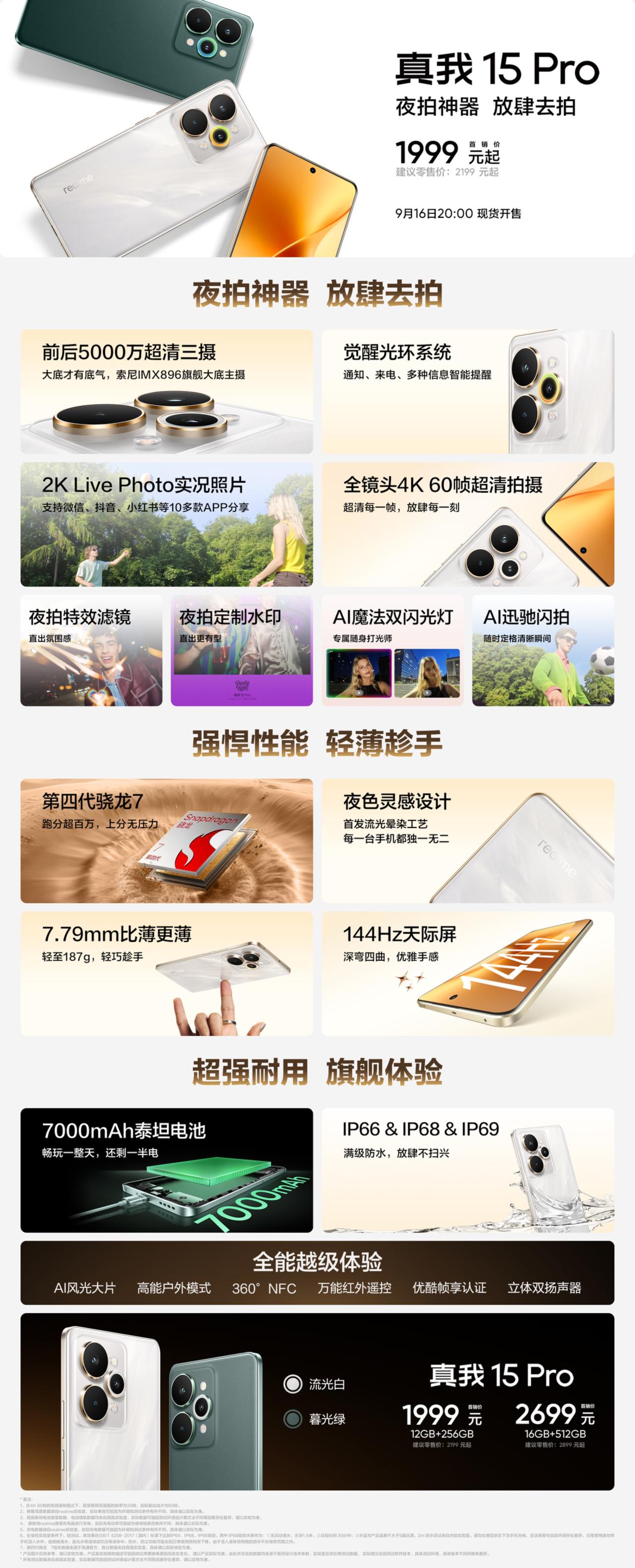 真我手机在今天晚上发布了15系列：
真我15
哑光质感设计，有樱粉、钛灰配色，背