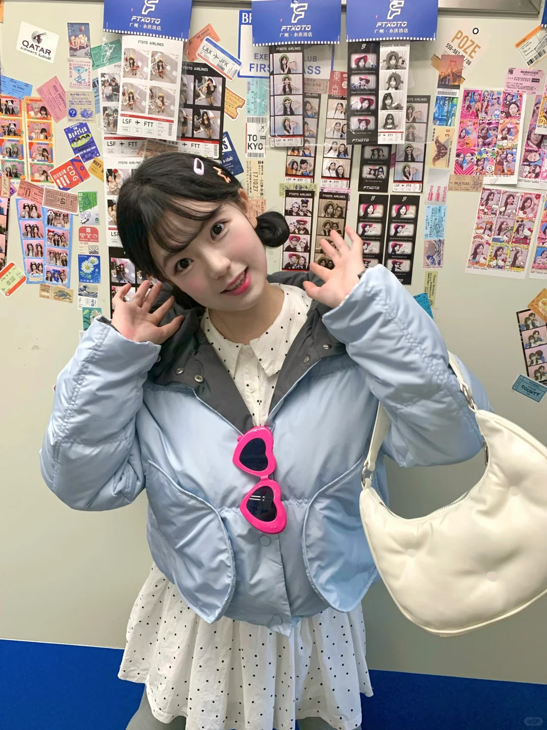 韩系🇰🇷鬼马少女🍒俏皮baby蓝可爱穿搭💕