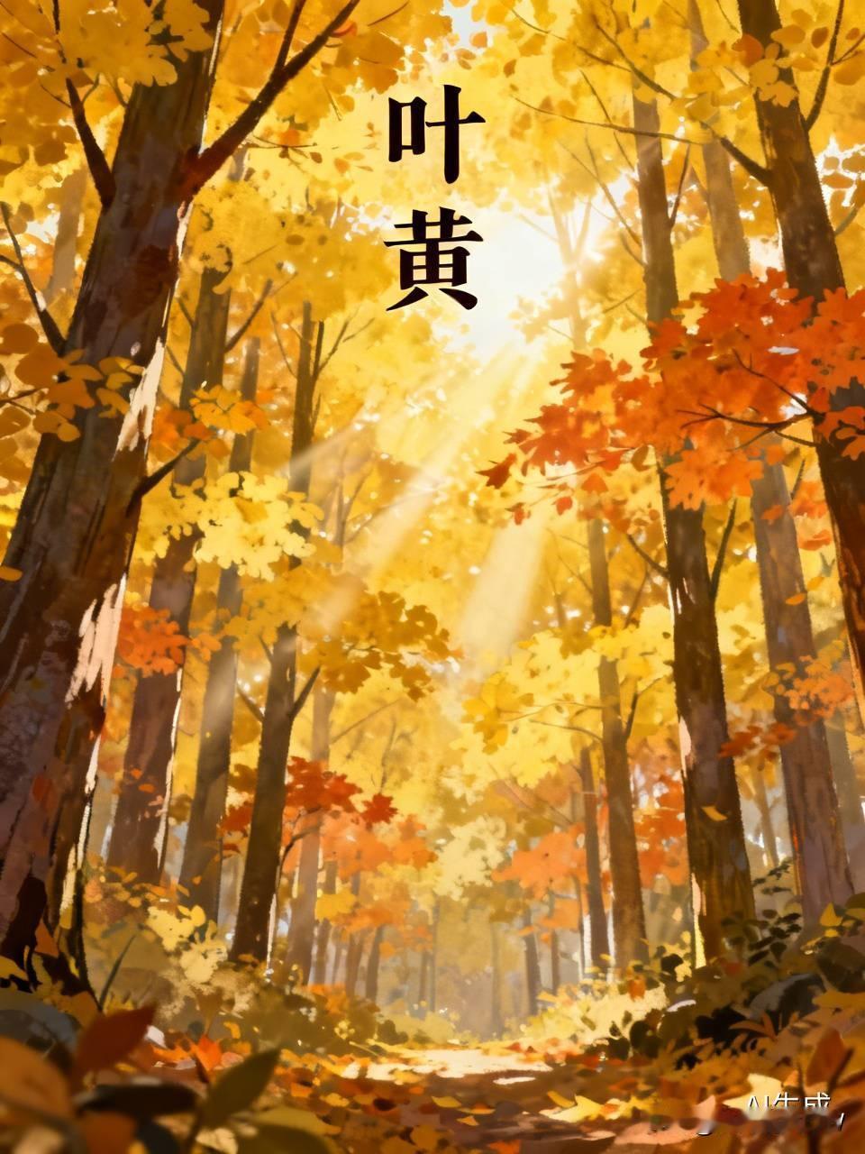 在文学创作里，“叶黄”这意象用得太多，真显得陈旧老套。就像很多人写秋天，张口就是