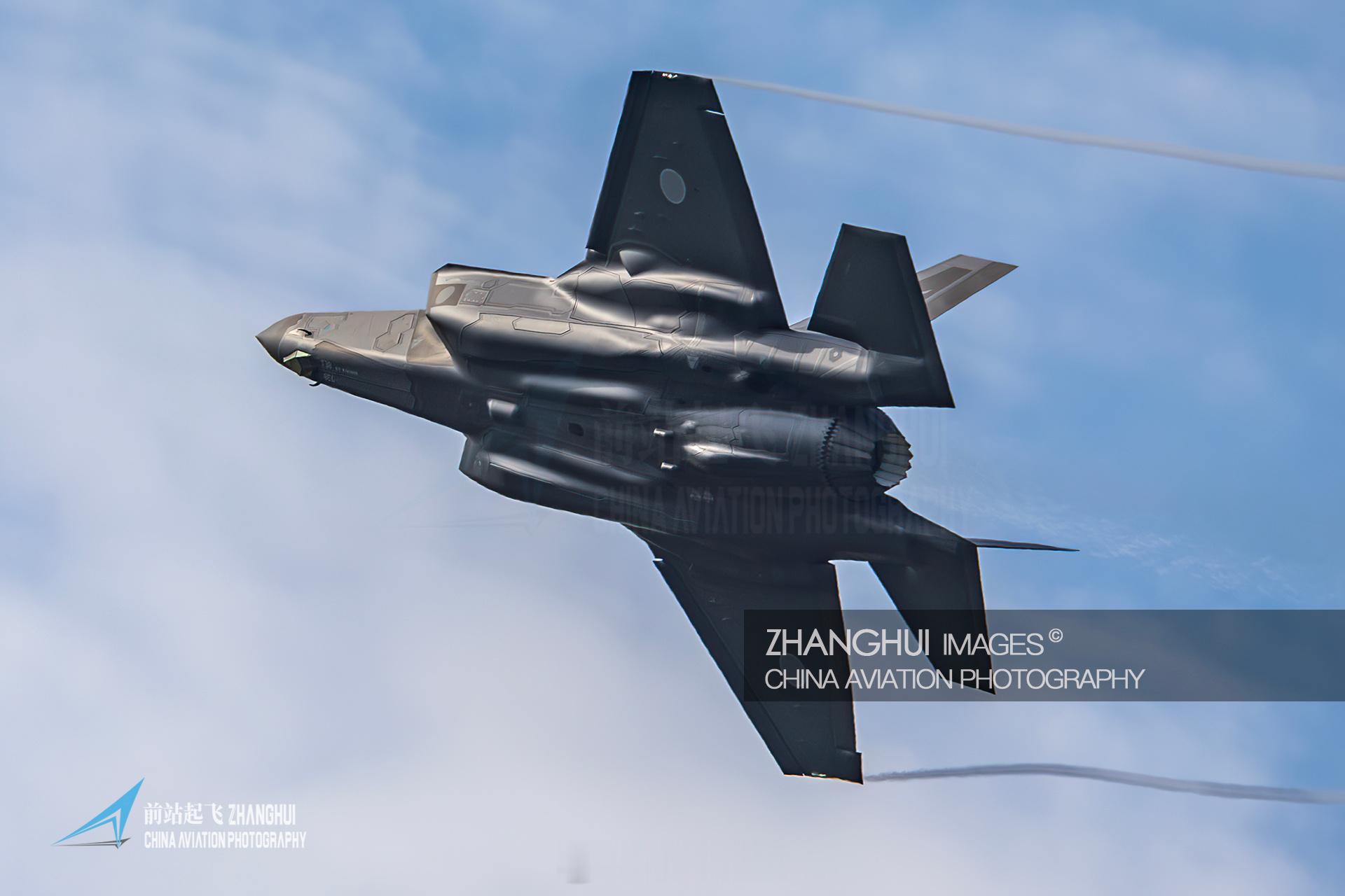 第一次见八嘎的F-35A，一下午拍了一堆 ​​​