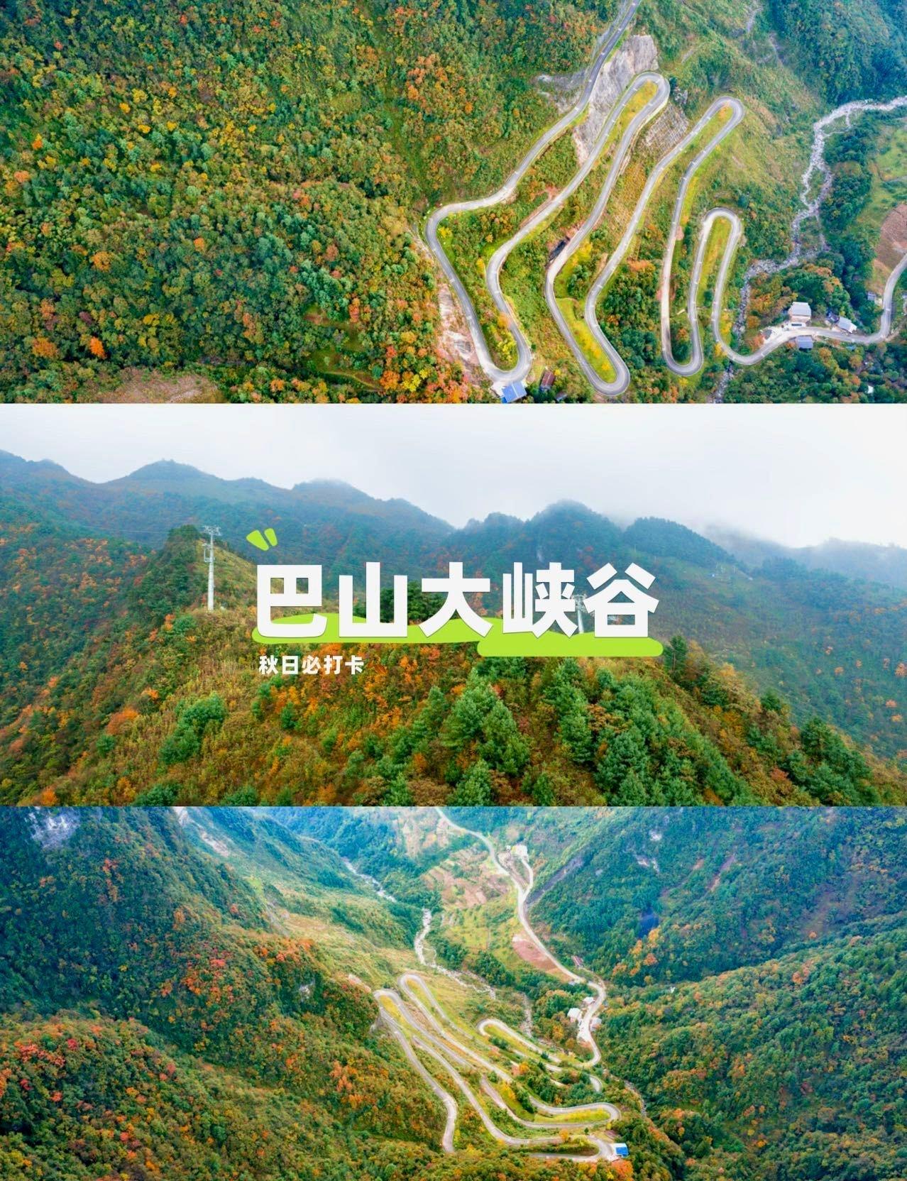 秋日冲巴山大峡谷！彩林徒步+溶洞咖啡，12月冰雪挑战预警✨
谁懂啊！家人们！秋日