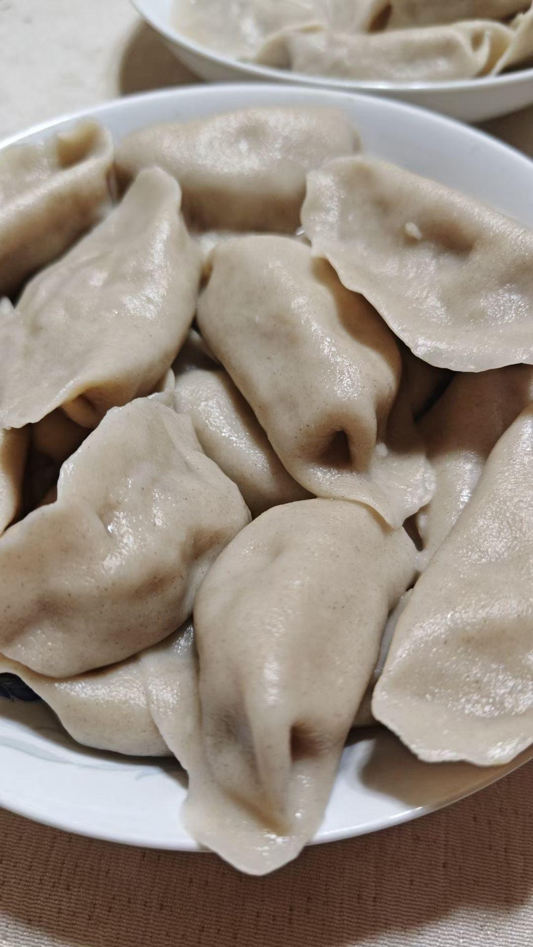 我的最爱荞麦面饺子，酸菜馅真的太开味了！百吃不厌，越吃越想吃啊！酸菜馅肉饺子 酸