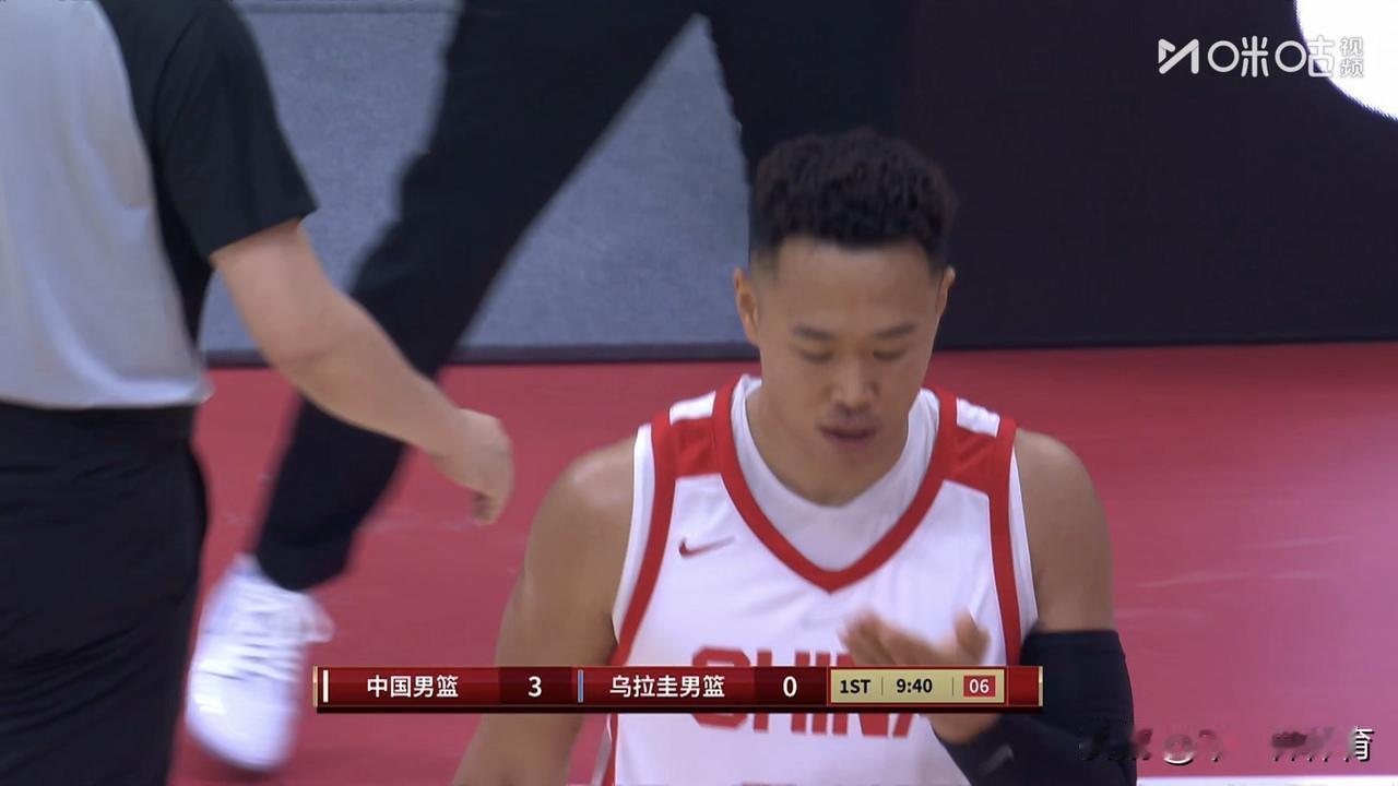 胡金秋12分，贺希宁17分，中国男篮热身赛83-78战胜乌拉圭队

今晚七点半，