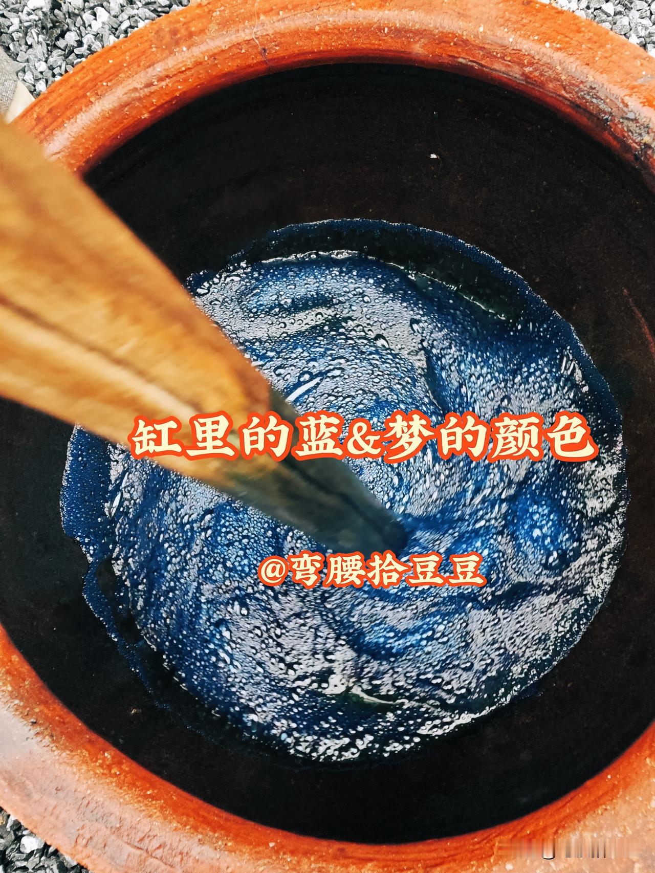 《缸里的蓝》
缸里的蓝不再翻腾如暴风雨前的海，而是沉静得像一块被雾气淹没的大型蓝