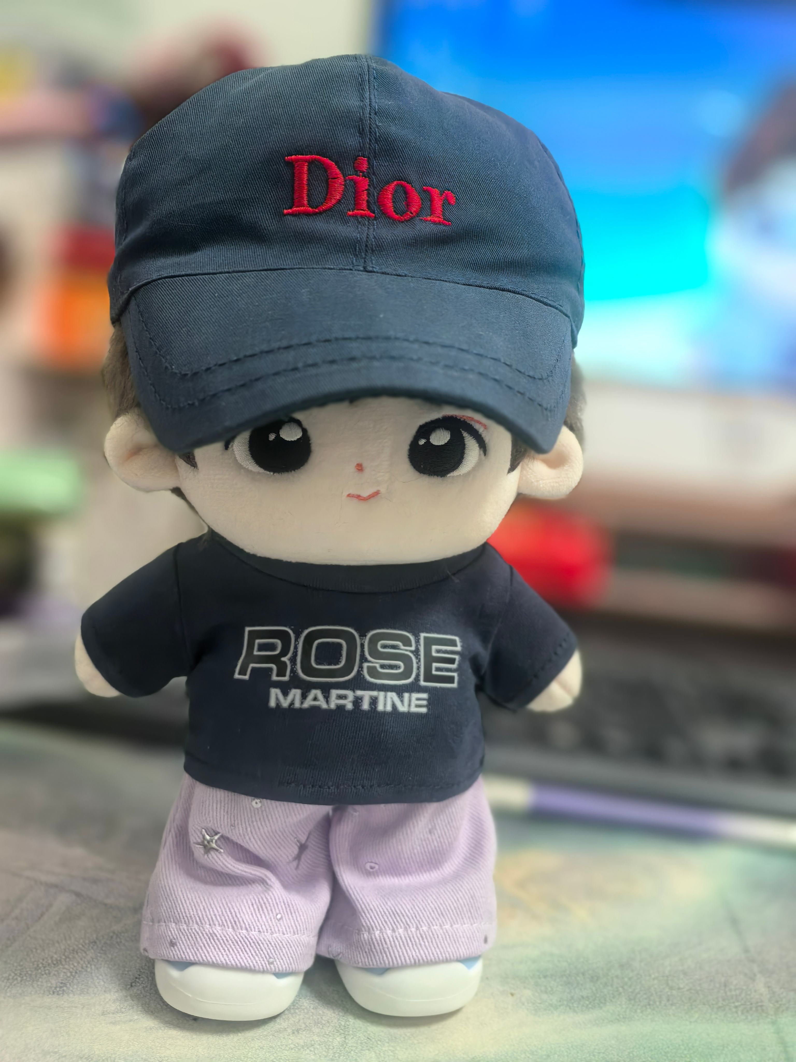 小嗳给我们皎皎打扮上啦！新衣服新靴子新帽子全部就位！ 