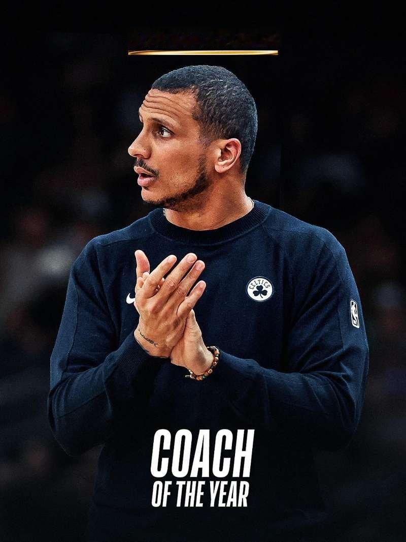 NBA官方宣布：波士顿凯尔特人主教练乔-马祖拉当选本赛季年度最佳教练！凯尔特人热