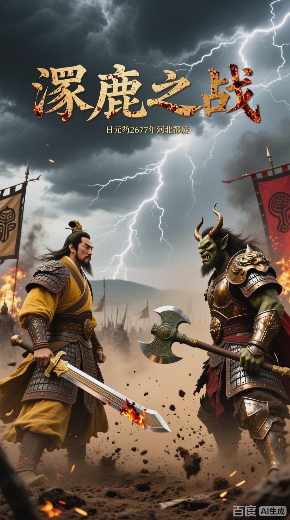 涿鹿之战是华夏文明的奠基之战。炎黄部落与蚩尤九黎的对决，不仅是兵力与战法的较量，