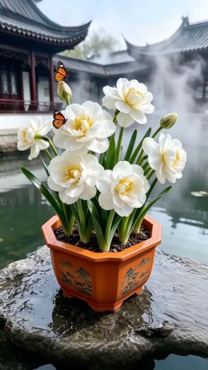 水培植物水仙花花卉绿植盆栽绿植好看的花一定要分享给你@抖加🔥上热门🔥🔥热点