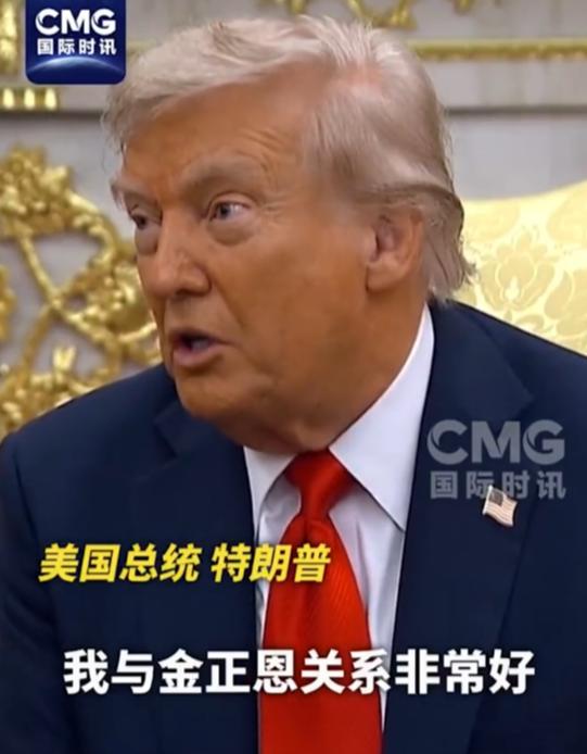 李在明面对特朗普，可以用正襟危坐来形容了，这坐姿真板正。
特朗普也一点没给李在明