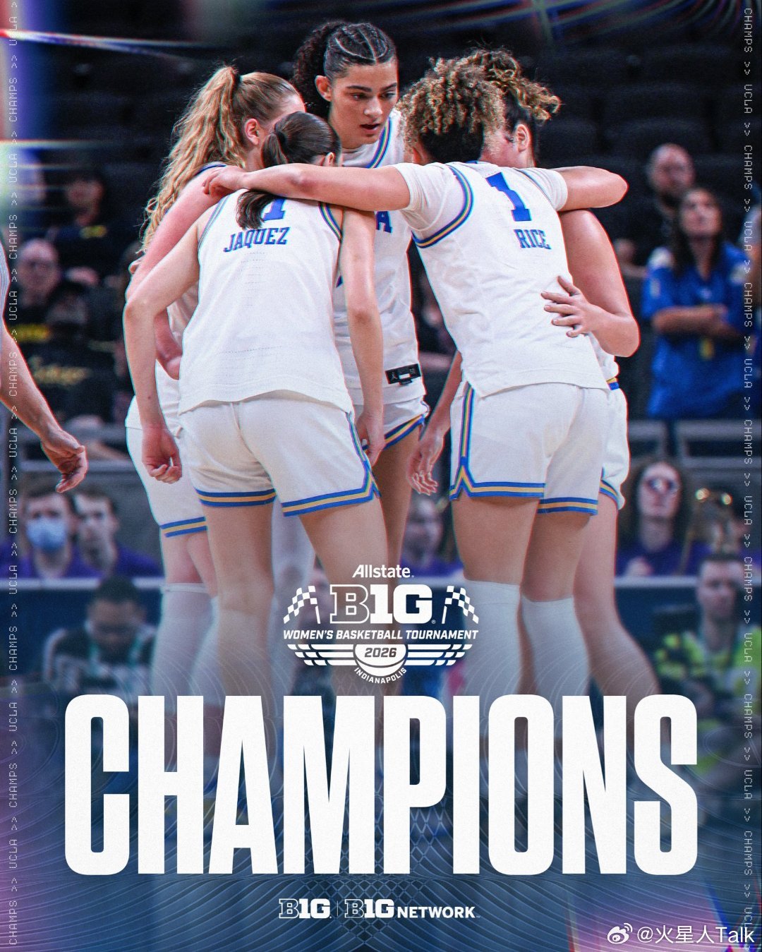 NCAA女篮 2025-2026赛季Big Ten联盟锦标赛决赛加州大学洛杉矶分