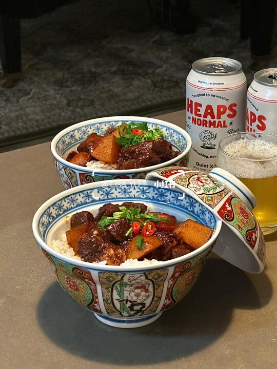 晚餐｜红烧牛肉饭🍅🍛