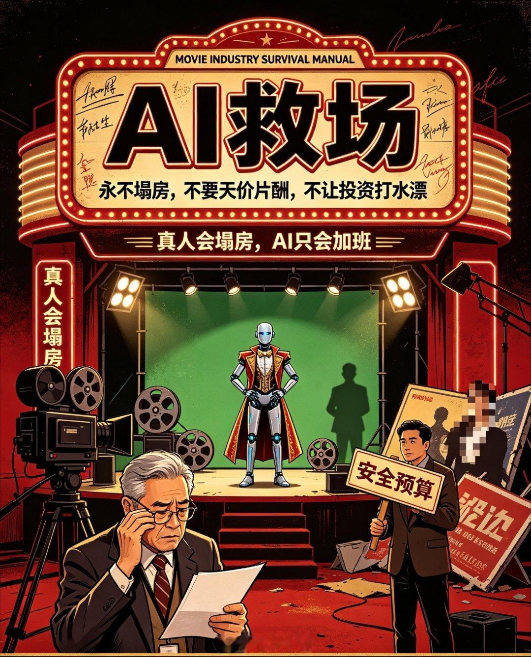 AI短剧以假乱真了演员们真该谢谢AI，这哪是竞争对手，分明是“救命恩人”啊！《美