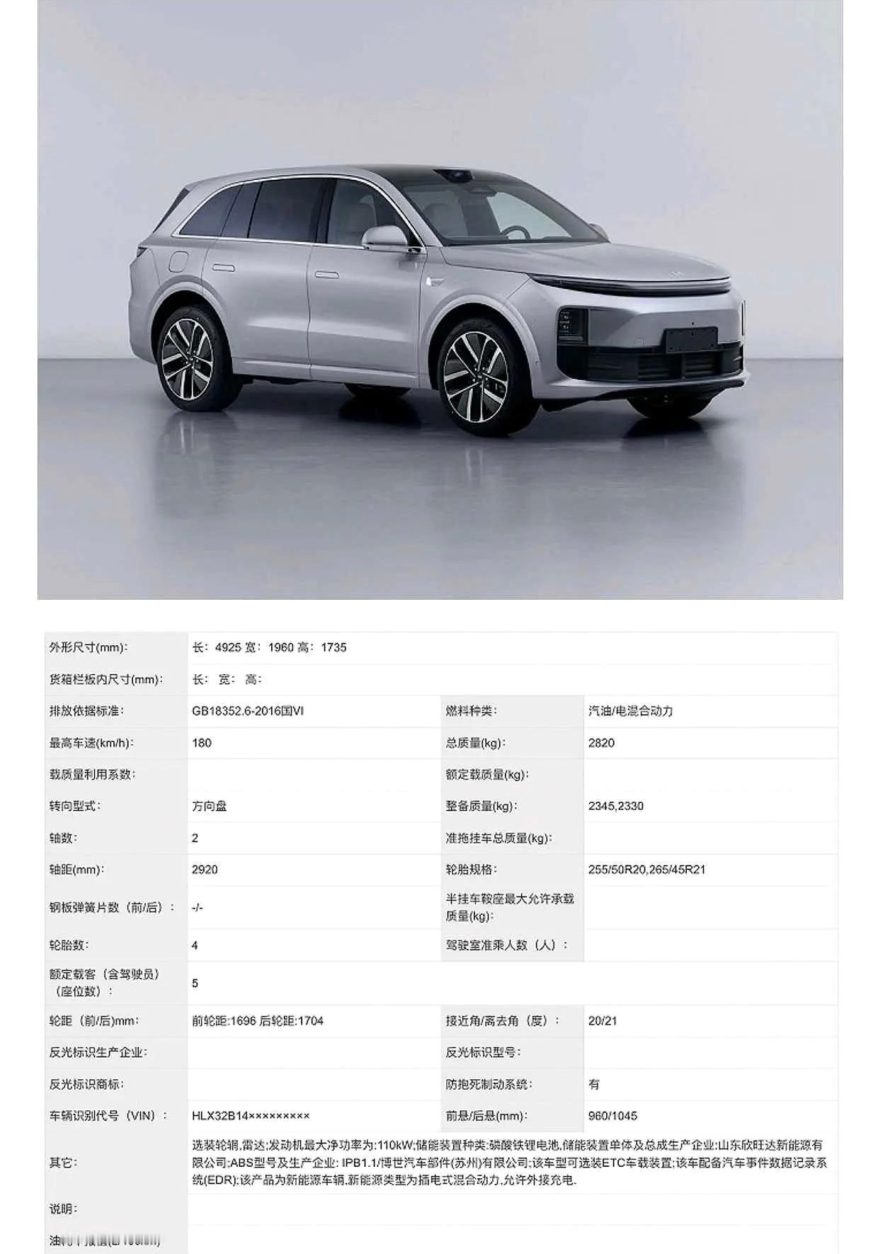 #理想L6#即使是L6，长也有4.95米，宽1.96米，这款车销量注定不低，伪装