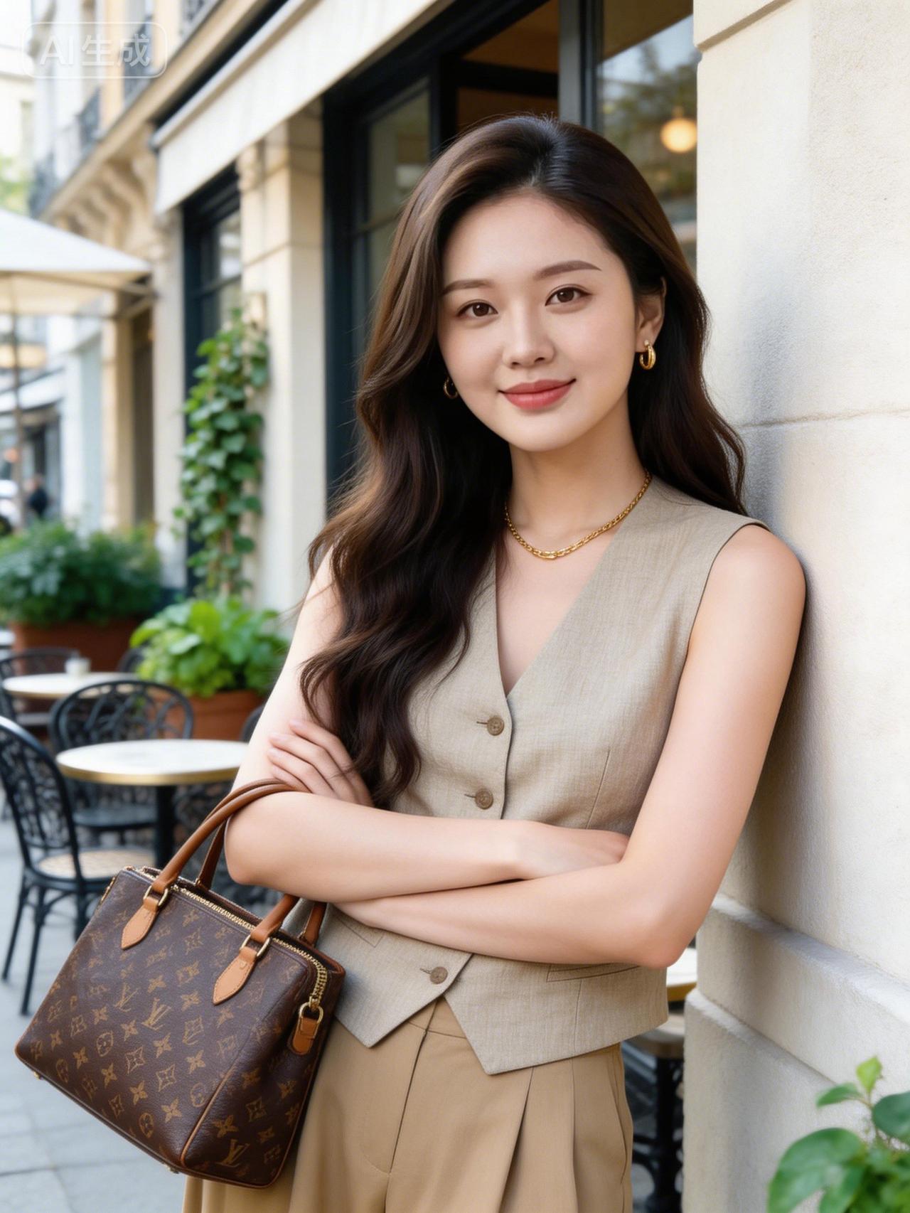优雅气质，时尚穿搭，都市女性风范。
