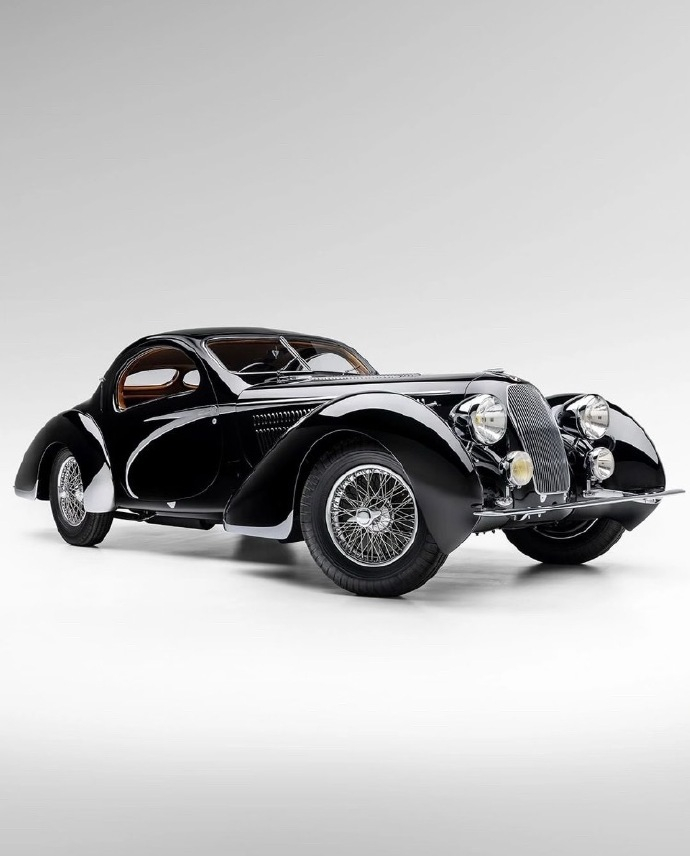 塔尔伯特Lago T150真的是古董车收藏顶流✨30年代的优雅风骨，丝毫不输同期