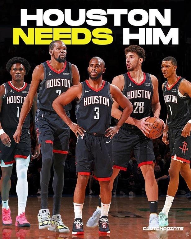 美记：火箭还是需要保罗的休斯顿火箭