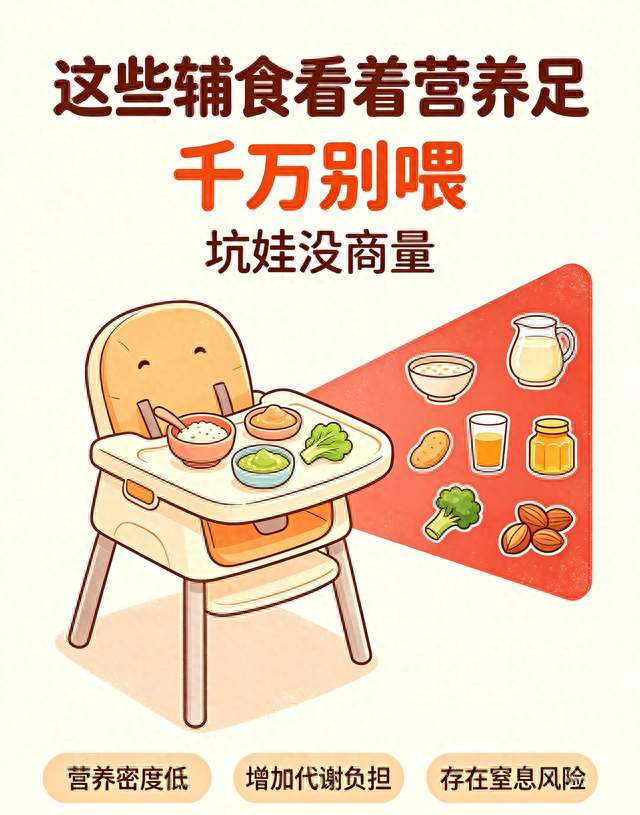 这些辅食看着营养足，千万别喂，坑娃没商量