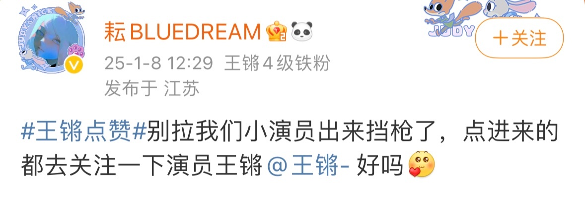粉丝：别拉我们小演员出来挡枪了王锵：我年纪这么大了还算小演员吗？网友：是说你的咖