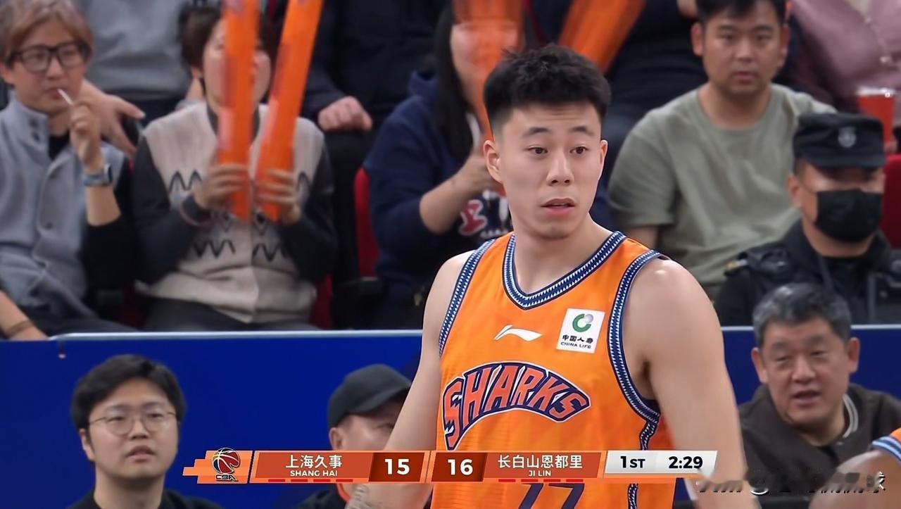 上海久事球星张镇麟真是无药可救了！在今天上海久事主场以95：85击败吉林长白山恩