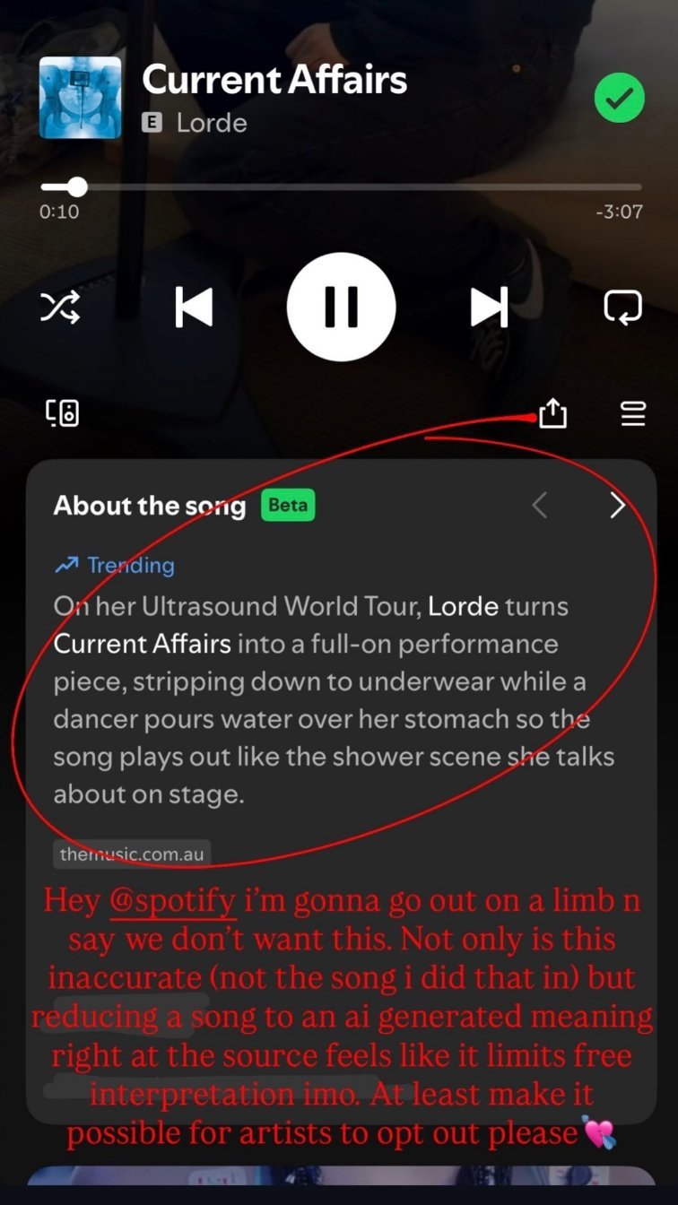 【Aww🥹！ Lorde总是这样犀利又富有内涵】Lorde 在新帖中公开质疑 