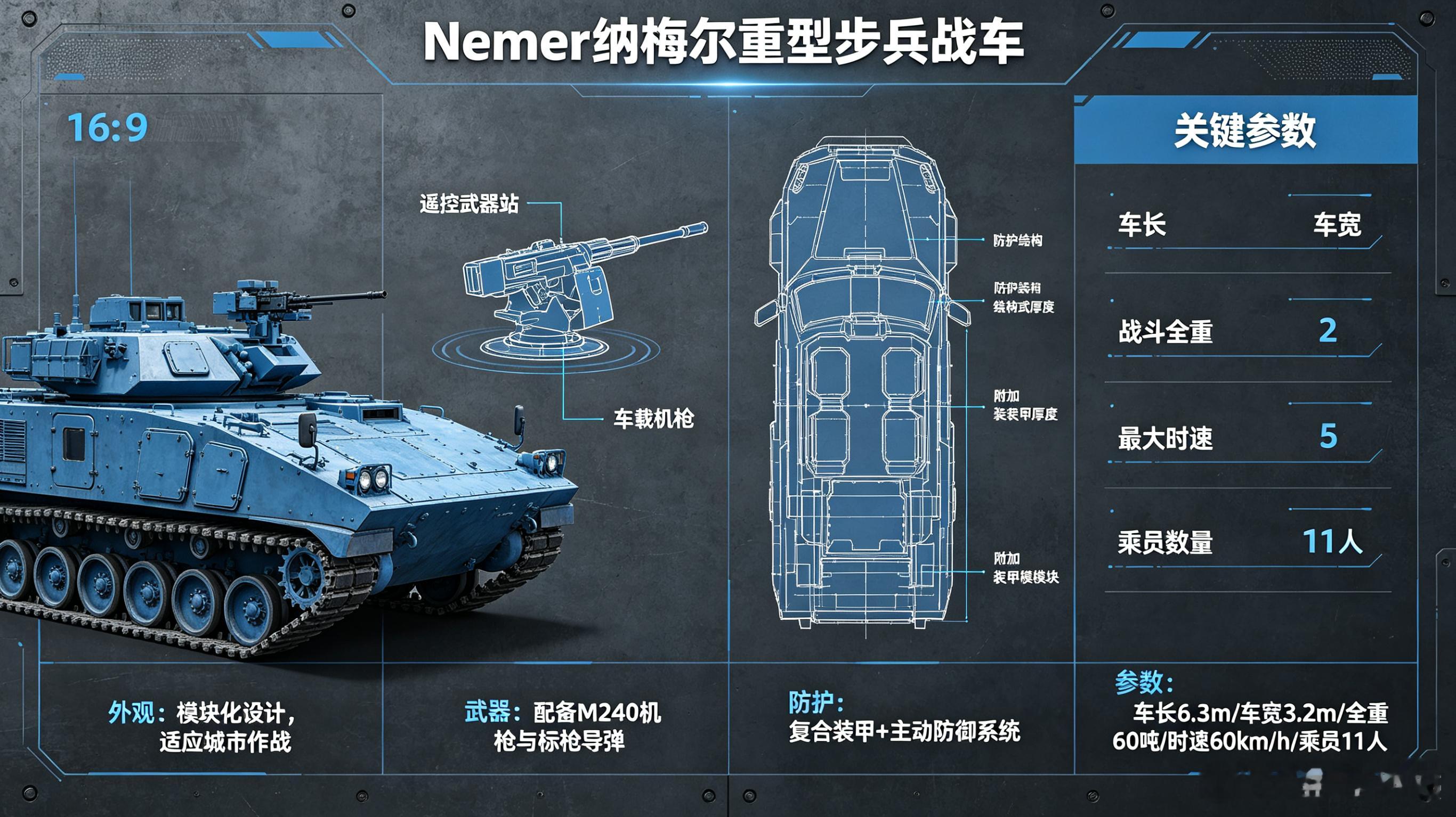 每天认识一件兵器——Namer“雌虎”重型步兵战车今天聊聊全球最重的装甲运兵车之
